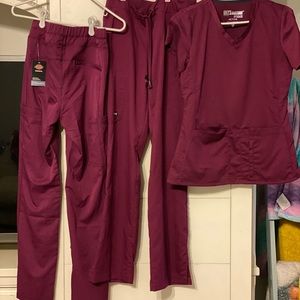 Wine Colored Scrubs